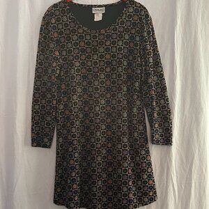 Medium Vintage 90's Dress multi color, polyester